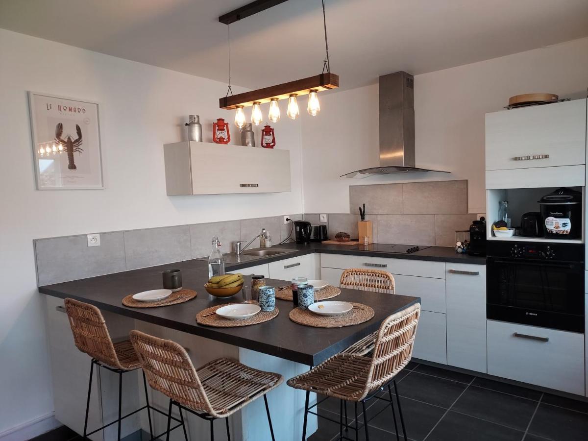 Maison Au Coeur Du Bourg, Plages A Pied Plougasnou Exteriör bild