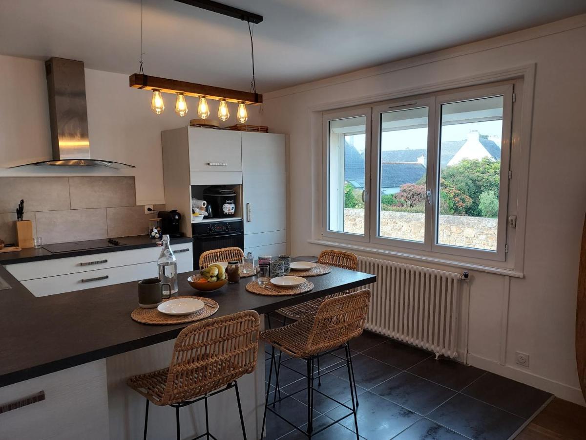 Maison Au Coeur Du Bourg, Plages A Pied Plougasnou Exteriör bild