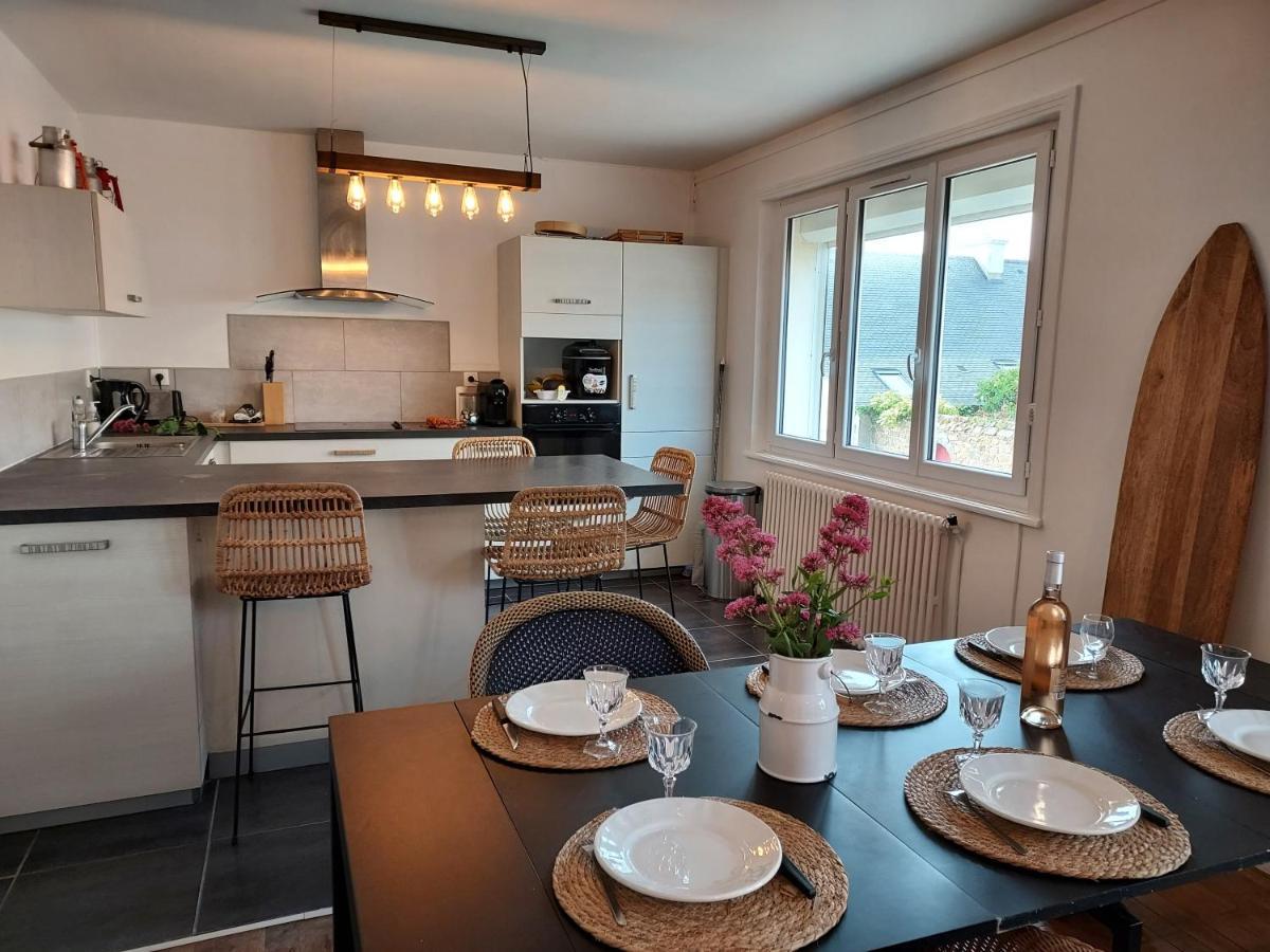 Maison Au Coeur Du Bourg, Plages A Pied Plougasnou Exteriör bild