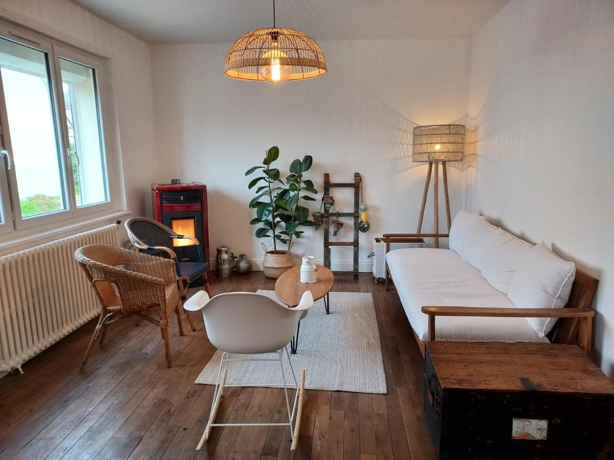 Maison Au Coeur Du Bourg, Plages A Pied Plougasnou Exteriör bild
